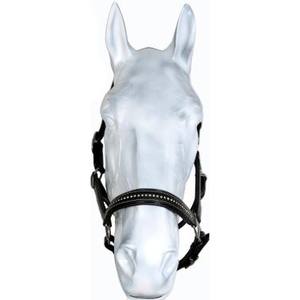 Cabestro Ajustable para Caballo, Doble Costura, Acolchado Suave con Diseño de Costura Decorativa, Cuero Marrón, Talla Completa - Product Image 3