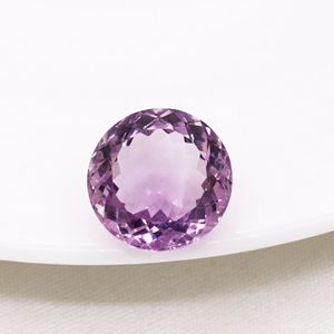 Acheter Meilleure Qualité Naturel Rond Coupe Violet Améthyste Facettes Lâche Gemme Février Mois Pierre De Naissance | Vente en gros - Product Image 2