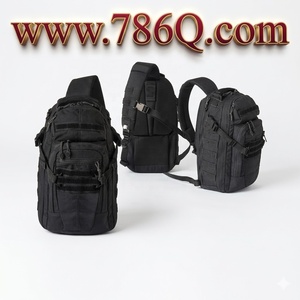 PACKS Crosshatch Sling Pack Black Bags Duty Tactical Gear Bag - Product Image 1