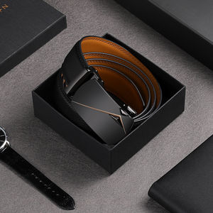 Cinturones de Cuero Vacuno Genuino Casuales de Diseñador Nuevos al por Mayor con Hebilla de Acero, Opciones de Color Personalizadas - Product Image 6