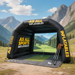 Pratique <span class=keywords><strong>Golf</strong></span> Club Net Cage Gonflable <span class=keywords><strong>Golf</strong></span> Simulateur Tente Formation En Plein Air Conduite Frapper Écran Gonflable Tente <span class=keywords><strong>Maison</strong></span> - Product Image 1