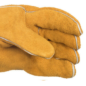 Nouveau 2025 Prix bas Vente en gros Gants de soudage sur mesure Gants de travail d'hiver en cuir de vache fendu - Product Image 5