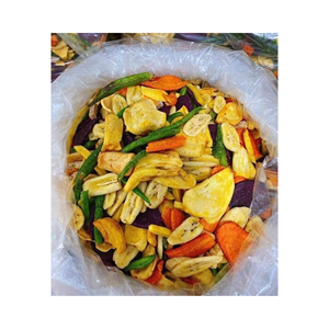 Vietnamese factory offers crispy dry pineapple mix with dehydrated <b>fruit</b> and <b>vegetables</b> in premium vacuum zip bag packaging - Product Image 1