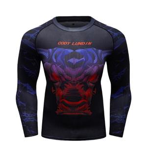 Venta al por mayor Sublimated Compression Rash Guard para MMA Surfing & Gym Unisex Fit Fade-Resistant - Product Image 2