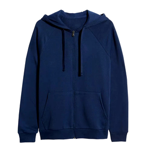 Nouveau sweat à capuche zippé pour homme, mode automne-hiver, manches longues, couleur unie, décontracté, polaire épais, chaud, sweat à capuche décontracté - Product Image 2