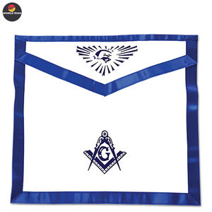 2023 Delantal de cuero de aprendiz/candidato masónico de bajo precio al por mayor - Product Image 2