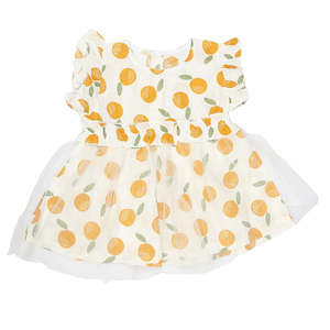 Robe pour bébé nouveau-né - Moutarde - Product Image 1
