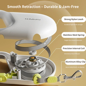Práctica correa retráctil para mascotas sin enredos con patrón de animales y cintas más fácil de usar para su amigo peludo - Product Image 2