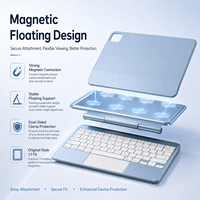 Étui clavier pour tablette en gros, contrôle tactile intégral, anti-traces de doigts, surface facile à nettoyer pour la productivité au bureau et l'usage quotidien