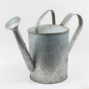 Arrosoir galvanisé antirouille avec poignée classique, parfait pour les plantes de patio, de pelouse et de terrasse - Product Image 4