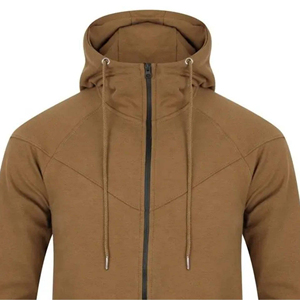 ชุดวอร์มมีซิปสำหรับผู้ชายผ้าคอตตอนขนแกะ100% ออกแบบได้ตามต้องการโลโก้ได้ตามต้องการราคาสุดพิเศษ - Product Image 3