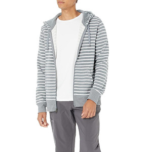 Sweat à capuche en coton respirant à fermeture éclair avec logo OEM polaire vêtements de sport de plein air lourds pour couple unisexe urbain - Product Image 4