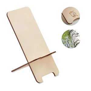 Support de téléphone écologique en bouleau, gadgets écologiques en forme de pots de fleurs et de jardinières - Product Image 6