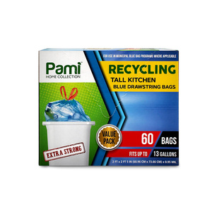 Sacs poubelles de cuisine à cordon PAMI de qualité supérieure, durables, pour recyclage, en vrac, qualité export, vente en gros - Product Image 5