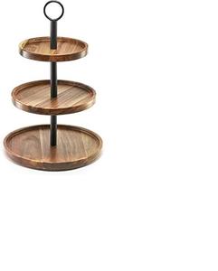 Modern 3-Layer Oven Safe Cupcake Stand Wooden Dessert Tray for <b>Tea</b> <b>Party</b> Wedding <b>Decorative</b> Kitchen Use - Product Image 1