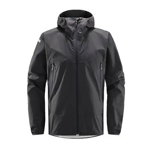 Chubasquero con capucha y logotipo personalizado OEM, chaqueta impermeable y cómoda a prueba de viento para exterior unisex, chaquetas impermeables transpirables - Product Image 1