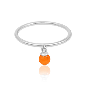 Anillo de piedras preciosas cornalina de Plata de Ley 925 a la moda, joyería fina de estilo clásico para mujeres para regalos de fiesta - Product Image 2