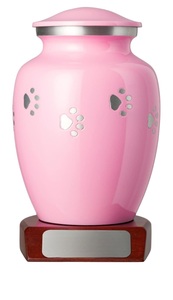 Golden Finish Metal Aluminium Metal <b>Pet</b> <b>Urn</b> for Dog Cats <b>Ashes</b> in Enamel Finished in Wholesale Prices in Export Quality - Product Image 2