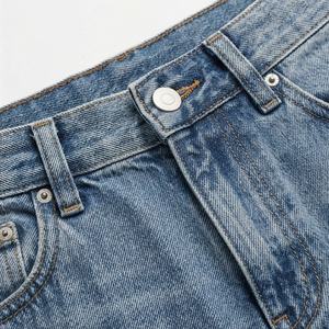 Pantalones Vaqueros Anchos de Mezclilla para Mujer, Estilo Vintage, Corte Holgado, Transpirables, de Tiro Medio, Moda Urbana - Product Image 4