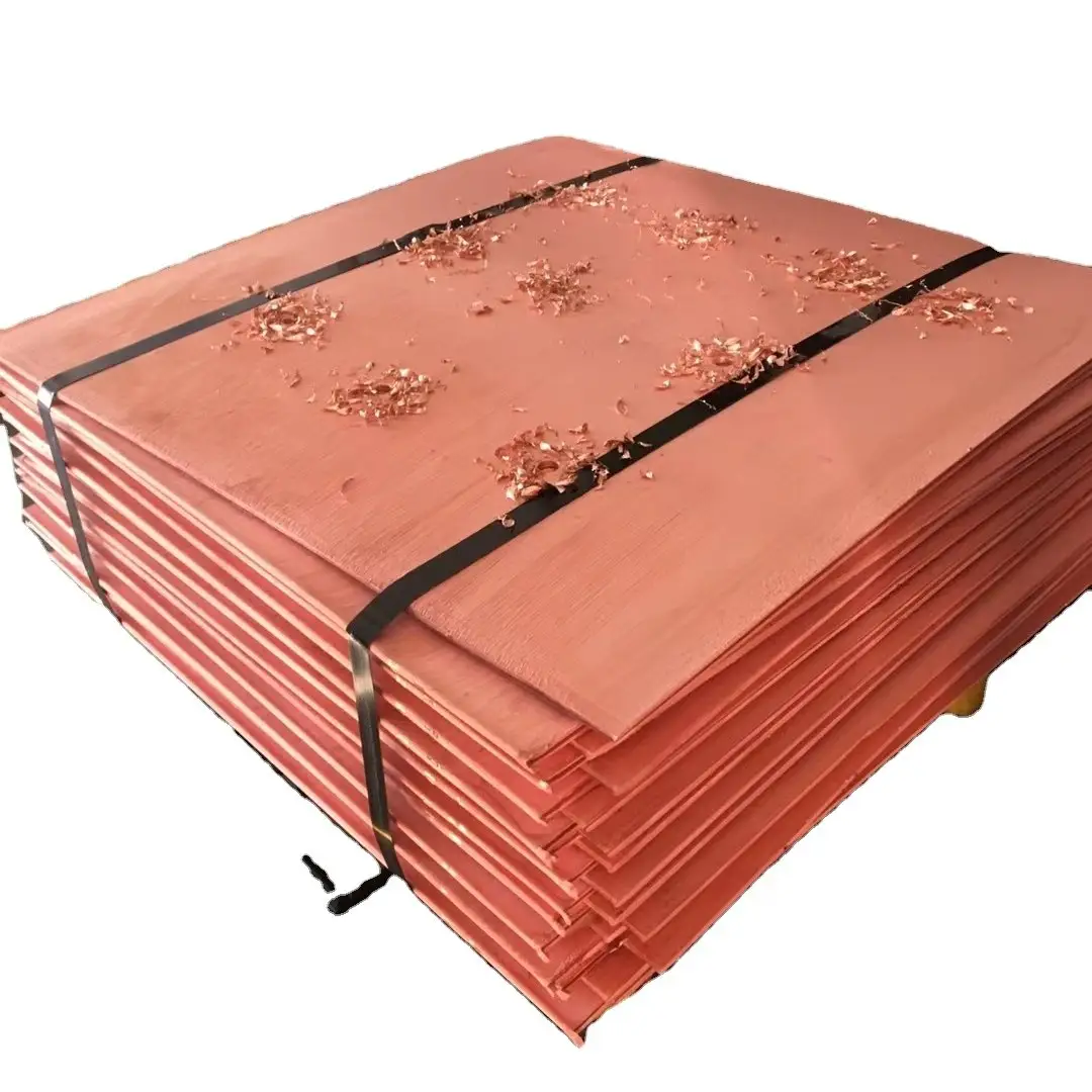 100% mejor cátodo de cobre electrolítico de alta calidad 99,99/precio de fábrica cátodo cobre/chatarra de cobre a la venta