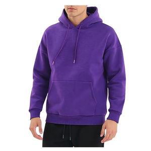 Sweat-shirts à capuche pour hommes en polyester 100% délavé à l'acide, tailles XL et XS, fermeture éclair et tissu en molleton français - Product Image 4
