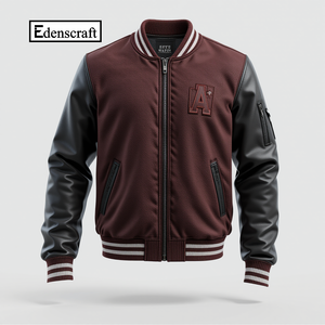 Blouson Teddy en Cuir Véritable pour Homme Hiver 2024 Coupe-Vent Réversible Écologique Personnalisable Softshell Sport Vêtement de Travail à Fermeture Éclair - Product Image 5