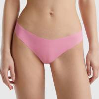 Braguitas de Bikini de Nylon Tejido para Mujer, Cintura Media, Antibacterianas, Color Sólido, Alta Elasticidad, Transpirables y Cómodas, OEM