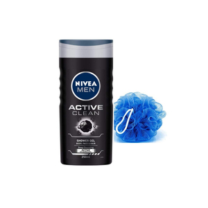 Gel de Ducha Energizante con Carbón Vegetal Nivea Men Active Clean, Extracto para una Frescura Duradera - Product Image 2