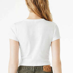 เสื้อครอปท็อปทรงเข้ารูป 3 มิติ น่ารัก สไตล์สปริง สำหรับทุกเพศ ผลิตจากผ้าไหม/ผ้าฝ้ายด็อบบี้ ระบายอากาศได้ดี คุณภาพสูง - Product Image 3