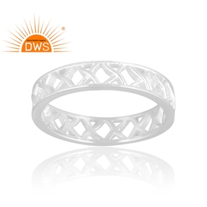 New Stylish Design 925 Sterling <b>Silver</b> Band <b>Ring</b> For Women Custom Jewelry For Women Gift For Her - Product Image 1