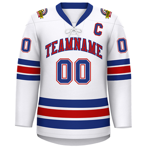 Nouveaux produits 2025, maillot de hockey sur glace personnalisé pour l'entraînement d'équipe, logo imprimé par sublimation, nom, numéro, maillot de hockey pour homme - Product Image 4