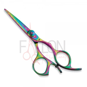Ciseaux de coiffure professionnels en titane, ciseaux de barbier en acier inoxydable, ciseaux de coiffure personnalisés avec logo pour la vente en gros - Product Image 3