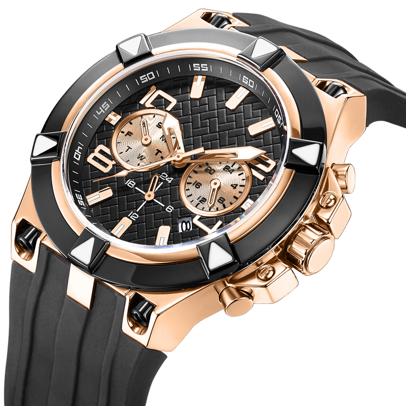 Custom Men s Stainless Steel Quartz