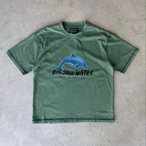 T-shirt de jogging pour homme en coton 100% respirant, confortable, à séchage rapide, tricoté 180g, personnalisable en gros, pour les jours de pluie, sport, gym - Product Image 4