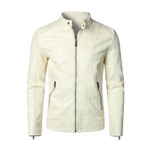 Chaqueta de Cuero para Hombre, de Piel de Vaca Genuina, para Invierno, Transpirable, de Secado Rápido, Cómoda, Colores y Tallas Personalizables, en Oferta - Product Image 1