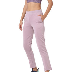 Pantalon décontracté taille haute en molleton 100 % coton pour femme, avec cordon de serrage, style hip-hop, écologique, séchage rapide et respirant – Vente en gros - Product Image 1
