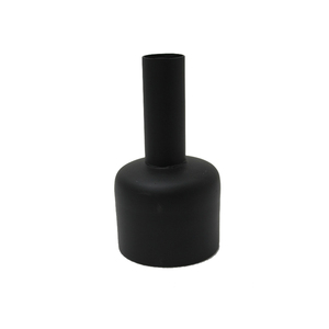 Florero de diseño tradicional, artesanía creativa para la decoración de la sala de estar del hogar, jarrón de arreglo floral de Color negro - Product Image 5