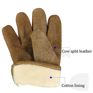 Guantes de soldadura resistentes al calor de alta resistencia con palma reforzada para uso industrial y de fabricación de metal - Product Image 2