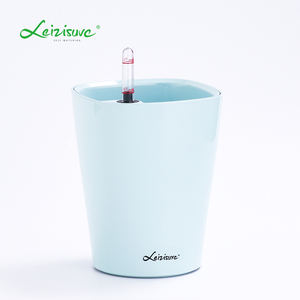 सस्ते छोटे मिनी खिड़की स्वयं पानी के लिए प्लास्टिक के फूल के बर्तन फूलदान सजावट - Product Image 2