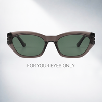 Lunettes de soleil TFB en acétate, style œil de chat, polarisées, UV400, vintage, rétro, tendance, luxe, mode, de haute qualité
