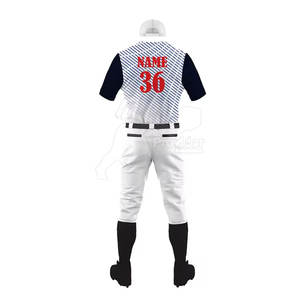 เครื่องแบบเบสบอลสำหรับทุกเพศเครื่องแบบเบสบอลน้ำหนักเบาออกแบบโลโก้ได้ตามต้องการ - Product Image 3