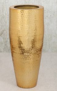 GOLD PLATED FLOWER VASES MANUFACTURE INDIAN HANDCRAFTED METAL FLOWER VASE for HOME USE UNIQUE METAL NEW FINISHED FLOWER VASE - Product Image 3