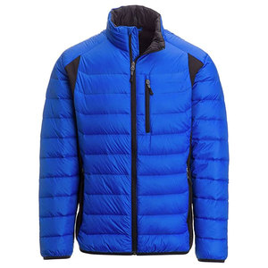 Chaqueta Acolchada Bordada Personalizada para Hombre, Azul Rey, Deportiva de Invierno, Aislante, Impermeable, Parka para Exteriores, Venta al por Mayor de Fábrica, Cálida - Product Image 1