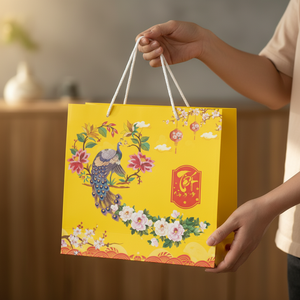 Sacs cadeaux en papier d'art écologiques de luxe, compatibles micro-ondes, fabriqués au Vietnam, personnalisés pour la décoration de vente au détail et les emballages d'entreprise - Product Image 5