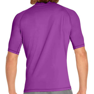 Impresión personalizada de los hombres de manga larga al por mayor Rashguard tela transpirable OEM sublimación para Fitness natación Jiu Jitsu de alta calidad - Product Image 4