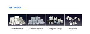 กล่องรวมสายไฟ IP67 กล่องพลาสติกสำหรับงานไฟฟ้า (รุ่น P)-ผลิตในเกาหลี-ฝาปิดแบบขึ้นรูป ป้องกันน้ำได้ - Product Image 6