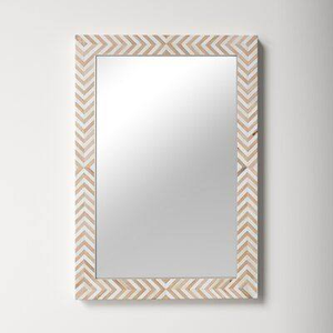 Espejo de Pared con Incrustaciones de Hueso Estilo Animal, Color Natural, Decoración para el Hogar, Hecho en India, Buen Precio, Espejo Colgante de Pared 2025 - Product Image 2