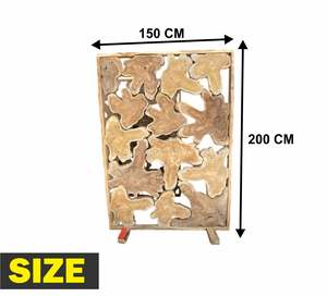 DIVISOR DE HABITACIÓN DE MADERA DE TECA, MUEBLES PARA EL HOGAR DE MADERA DE SUAR - Product Image 3
