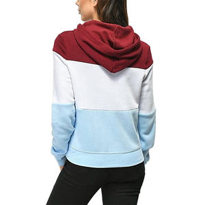 Venta al por mayor 100% algodón mujeres pulóver sudaderas con capucha en blanco pulóver sudadera con anti-pilling transpirable sudaderas con capucha para mujer - Product Image 4