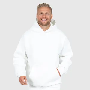 New Trendy Design Custom Combed Cotton Premium Heavyweight Fleece Men & Women Pullover Loose Fit Oversized Hoodie